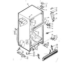 Kenmore 1067627510 cabinet parts diagram