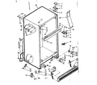 Kenmore 1067629260 cabinet parts diagram