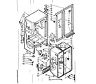 Kenmore 1067631310 cabinet parts diagram