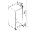 Kenmore 1067632150 cabinet parts diagram