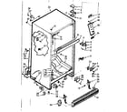 Kenmore 1067637220 cabinet parts diagram