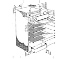 Kenmore 1067909110 cabinet parts diagram