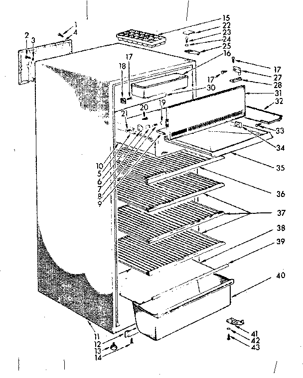 Cabinet parts