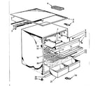 Kenmore 1067936020 cabinet parts diagram