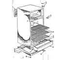 Kenmore 1067938210 cabinet parts diagram
