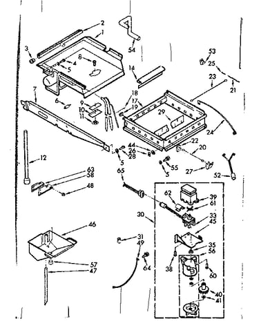 Evaporator, ice cutter grid and pump parts