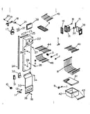 Shelving support and air handling parts