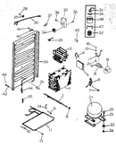 Refrigerator unit parts