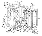 Kenmore 2537610212 cabinet liner and divider parts diagram