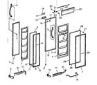 Kenmore 2537610212 door parts diagram