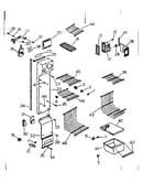 Shelving, supports and air handling parts