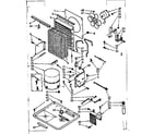 Kenmore 106639300 dehumidifier unit parts diagram