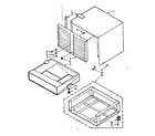Kenmore 106639300 dehumidifier cabinet parts diagram
