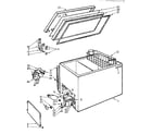 Kenmore 106712061 freezer parts diagram