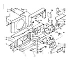 Kenmore 10671281 air flow parts diagram