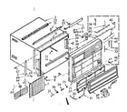 Kenmore 10671281 cabinet parts diagram