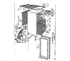 Kenmore 106722080 freezer parts diagram