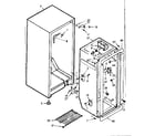 Kenmore 106722120 cabinet parts diagram