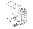Kenmore 106722121 frezer cabinet parts diagram