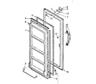 Kenmore 106722121 freezer door parts diagram