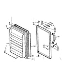 Freezer door parts