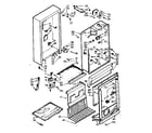 Kenmore 106722141 cabinet parts diagram
