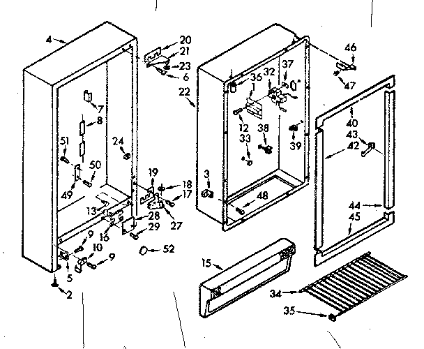 Cabinet parts