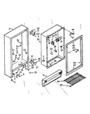 Freezer cabinet parts