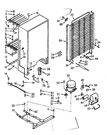 Freezer unit parts