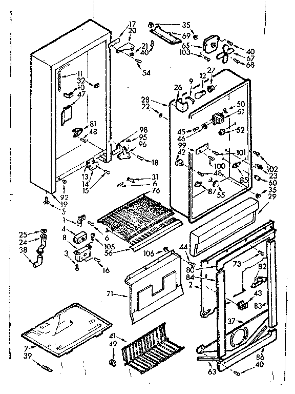 Cabinet parts