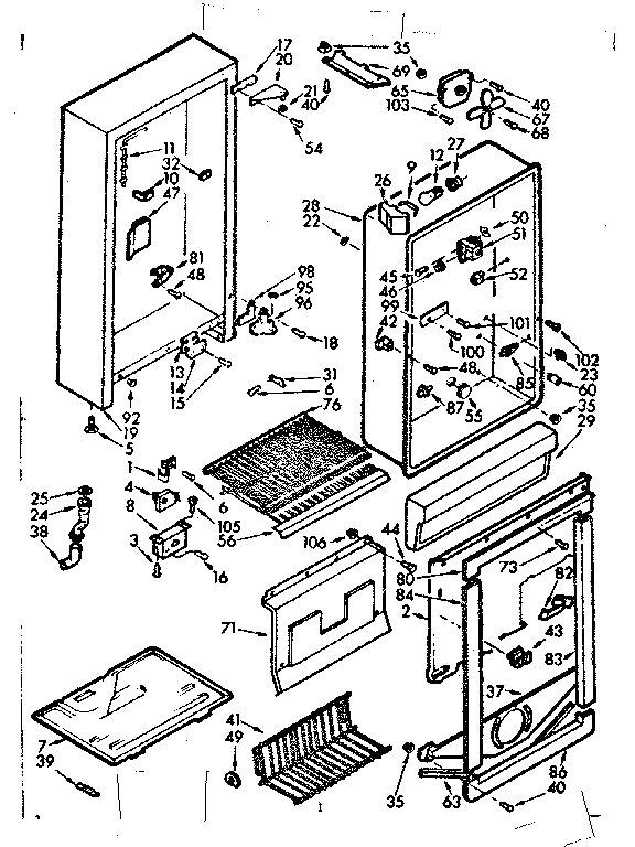 Cabinet parts
