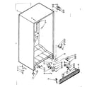 Kenmore 106722540 cabinet parts diagram