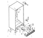 Kenmore 106722551 cabinet parts diagram