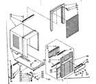 Kenmore 10672340 cabinet parts diagram