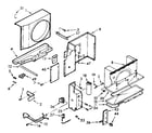 Kenmore 10672601 air flow parts diagram