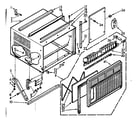 Kenmore 10672620 cabinet parts diagram