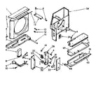 Kenmore 10672620 air flow & control parts diagram