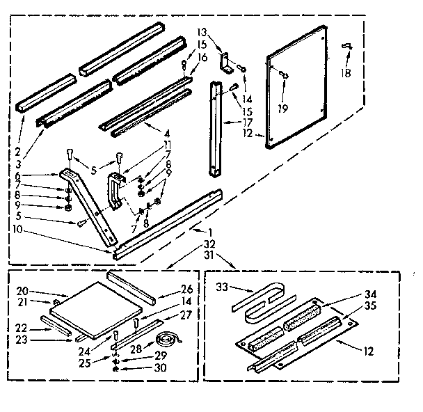 Accessory kit parts