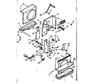 Kenmore 10672701 air flow parts diagram