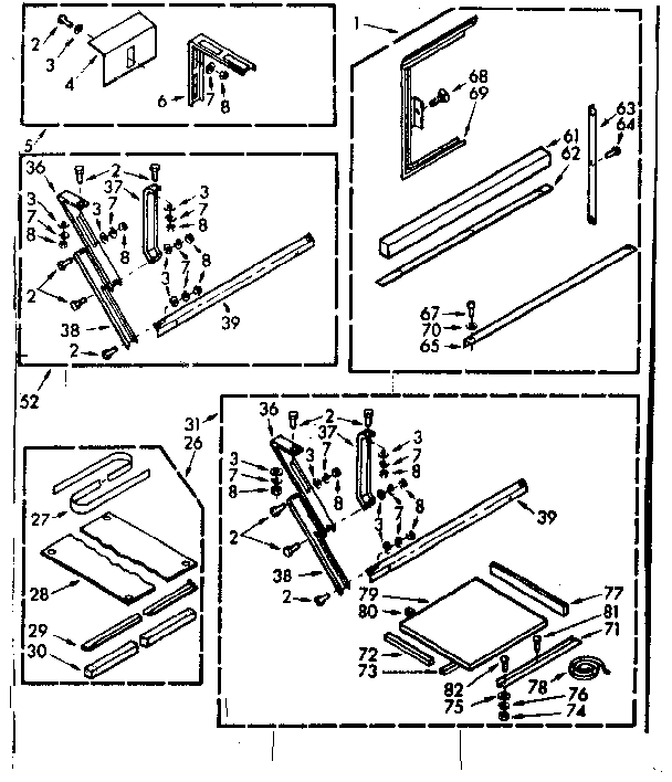 Accessory kit parts