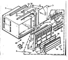 Kenmore 10672701 cabinet parts diagram