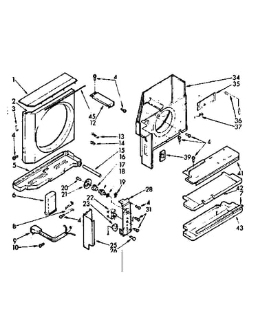 Air flow and control parts