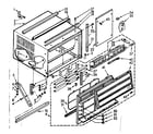 Kenmore 10672801 cabinet parts diagram