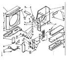 Kenmore 10672801 air flow and control parts diagram