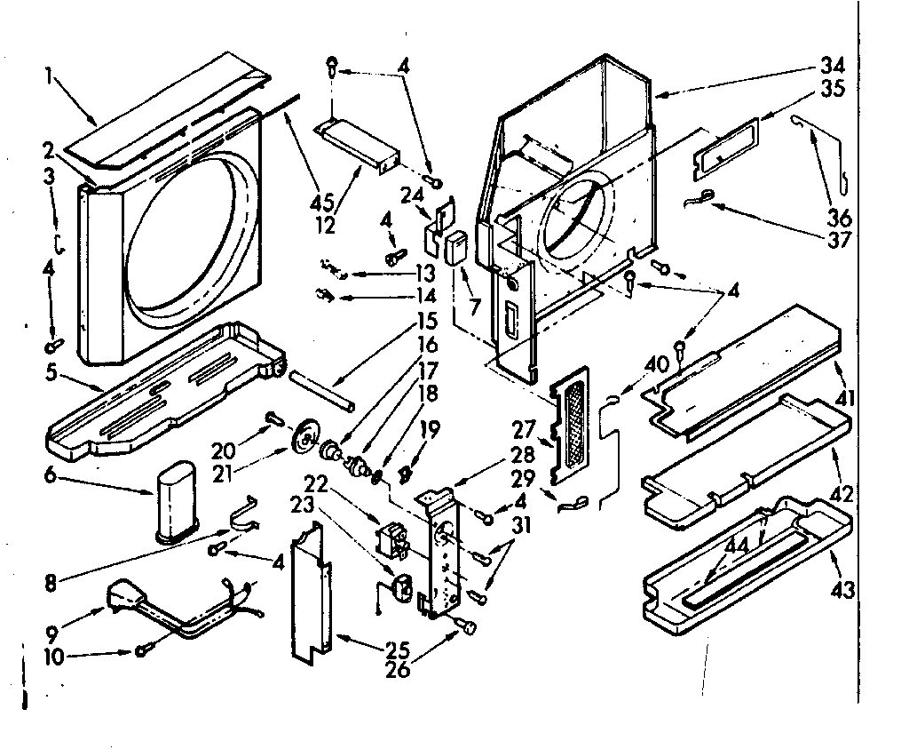 Air flow and control parts