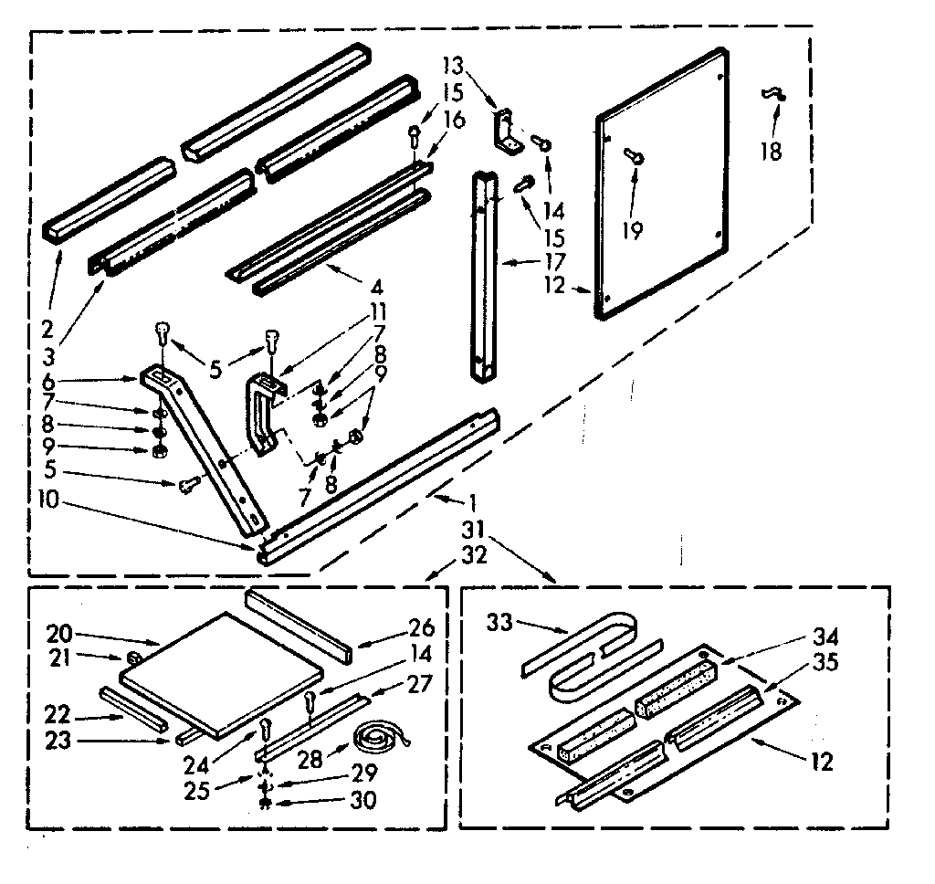 Accessory kit parts