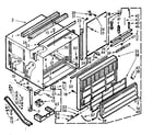 Kenmore 10672901 cabinet parts diagram