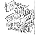 Kenmore 10672901 air flow parts diagram