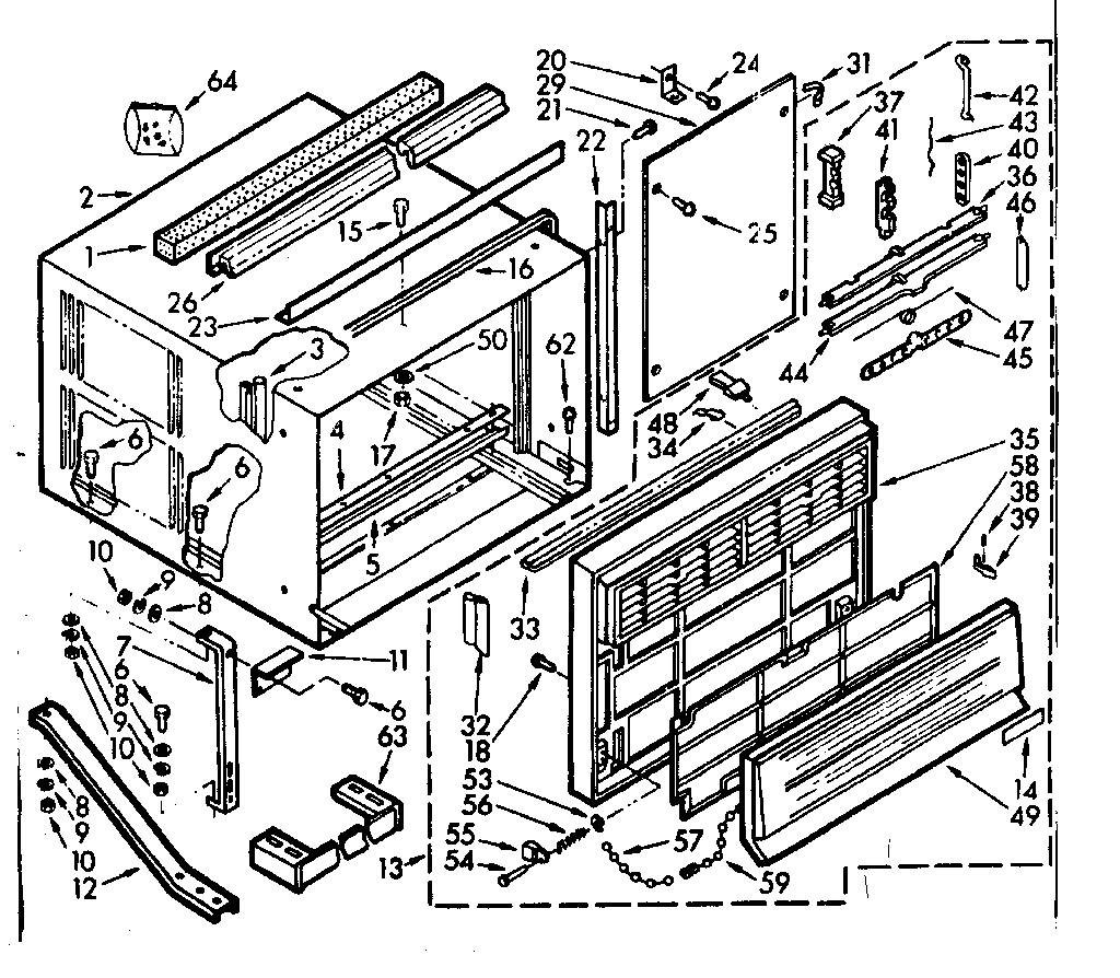 Cabinet parts