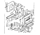 Kenmore 10672961 air flow parts diagram